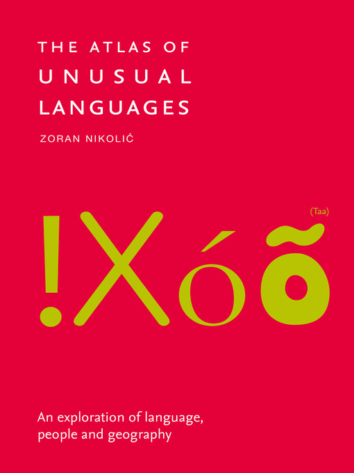 Cover image for The Atlas of Unusual Languages
